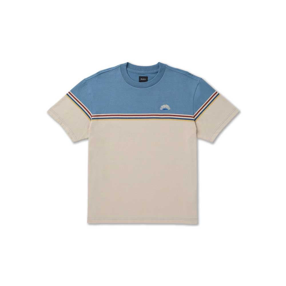 RVCA Pismo Stripe Short Sleeve T-Shirt Light Khaki