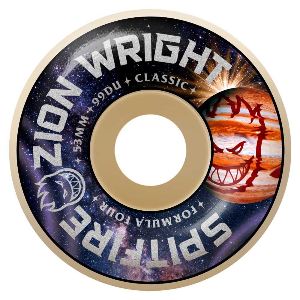 Spitfire Zion Cosmic Skateboard Wheels Formula Four 99A Classic White 53mm