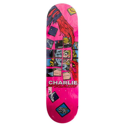 Death Skateboards Spelzini Interchangeable Skateboard Deck Pink 8.25"