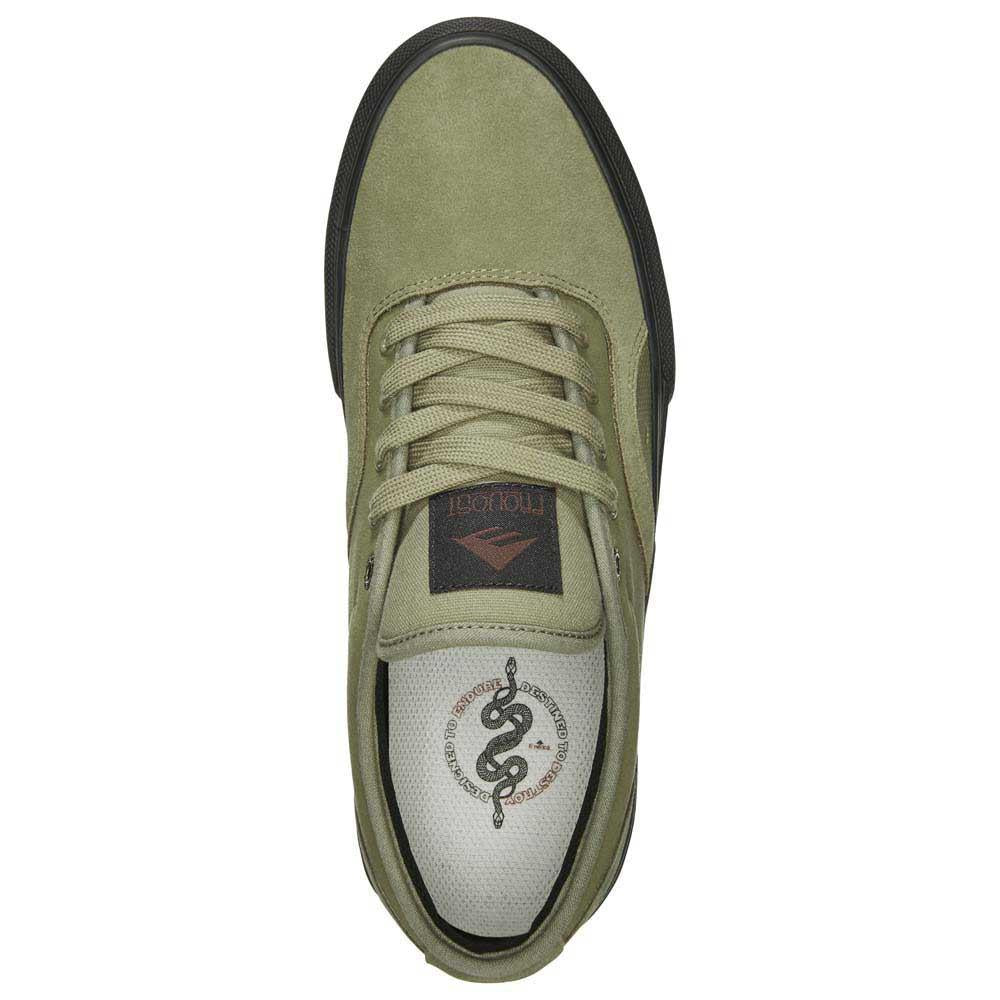 Olive green 2024 skate shoes