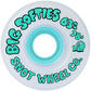 Snot Skateboard Wheels Big Softies 78A White Teal Core 63mm