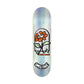 Santa Cruz Skateboard Deck Delfino Flower Frame FB Silver 8"