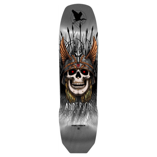 Powell Peralta Andy Anderson Heron '03' Silver Foil Skateboard Deck 8.45"