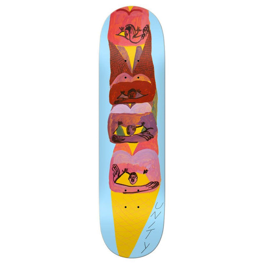 Unity Skateboard Deck Ice Cream Cone Multi Colour 8.06"