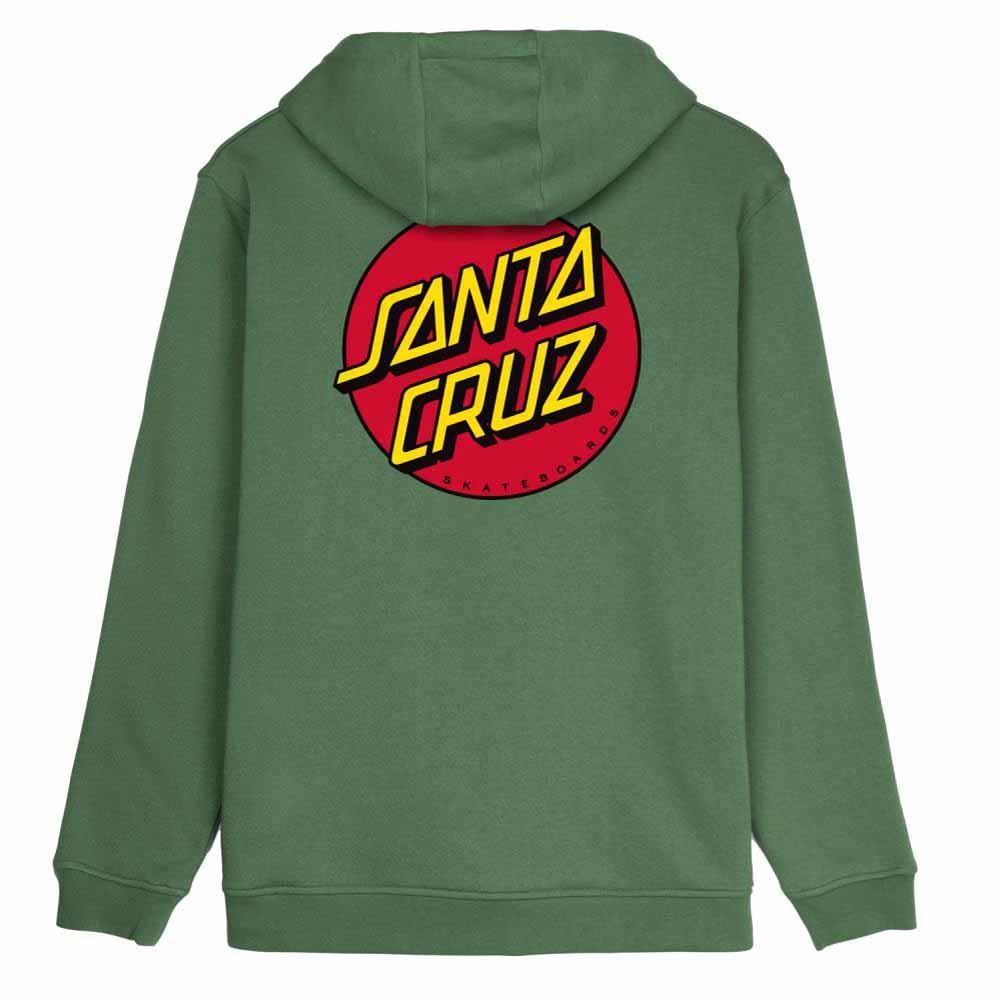 Santa Cruz Classic Dot Chest Hooded Sweatshirt Sage