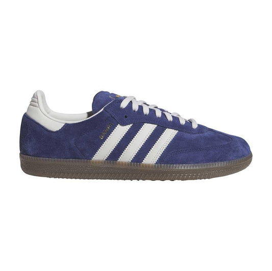 Adidas Skateboarding Samba ADV Dark Blue Grey One Gum Skate Shoes
