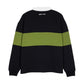 Santa Cruz Skateboards Crewneck Sweatshirt Screaming Mini Flame 1/4 Zip Black