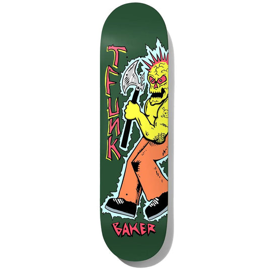 Baker T-Funk Axe Man Skateboard Deck 8.38"