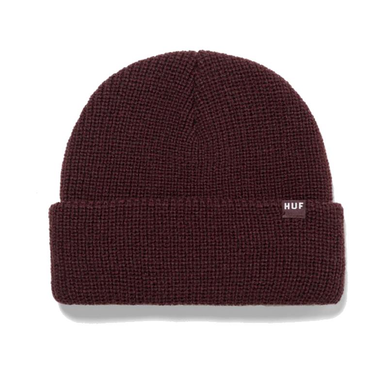 Huf Set Usual Beanie Eggplant Brown One Size