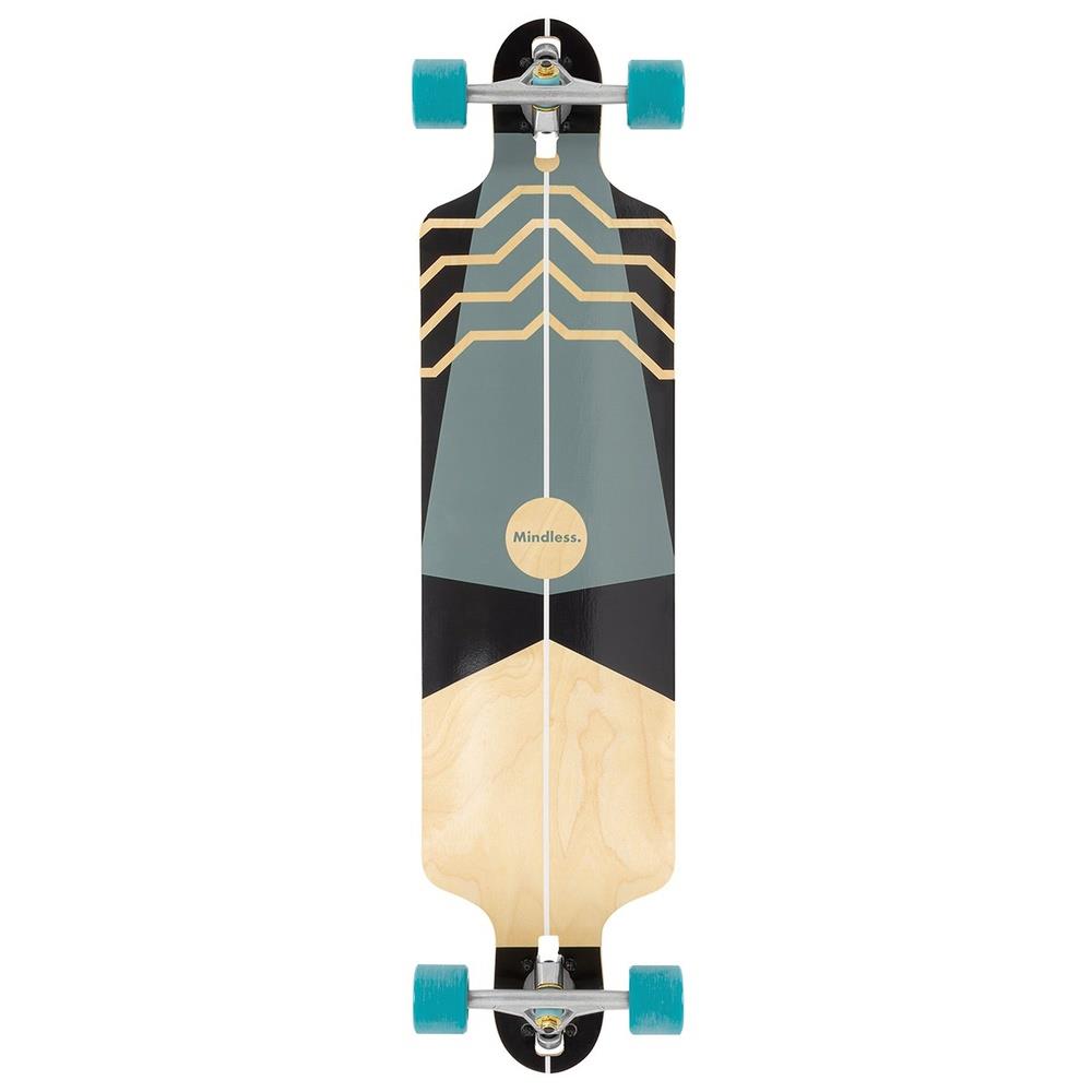 Mindless Tundra DT Complete Longboard Skateboard Teal 40 x 9.5''