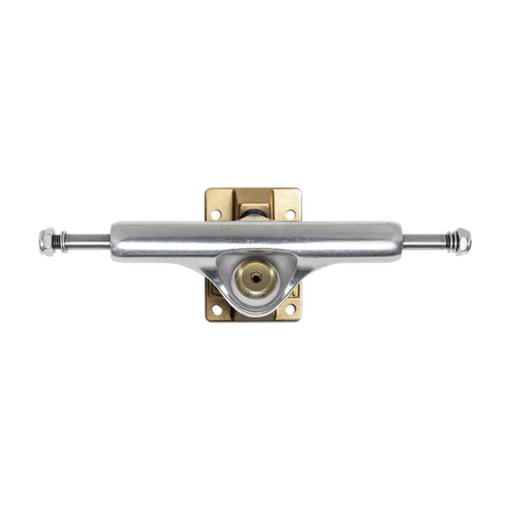 Slappy ST1 Ultra Low Inverted Hollow Lights Skateboard Trucks Polished Gold Gold 8"