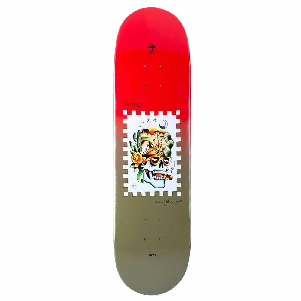 Arbor Shuriken Pro Getzlaff Skateboard Deck 8.25" Multi