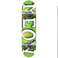 Meow Logo Factory Complete Skateboard Green 7.75"