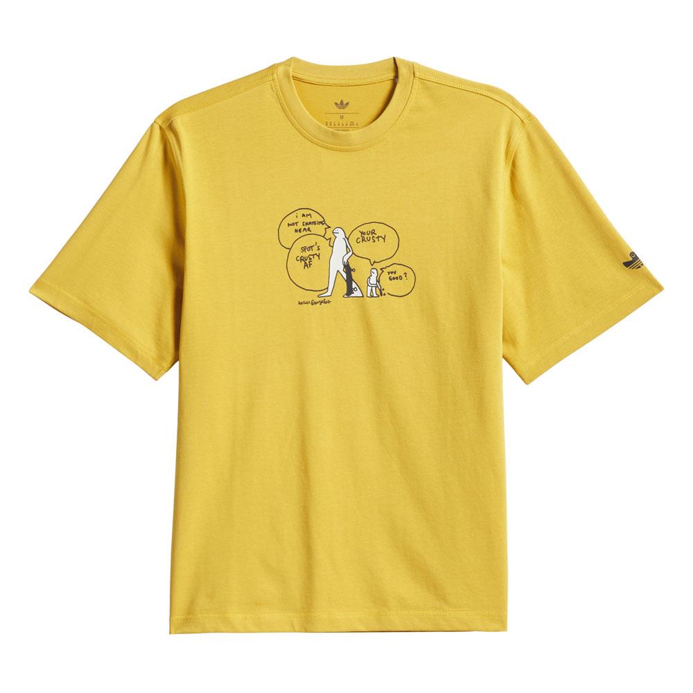 Adidas Skateboarding Gonz Crusty T-Shirt Pre Yellow Black