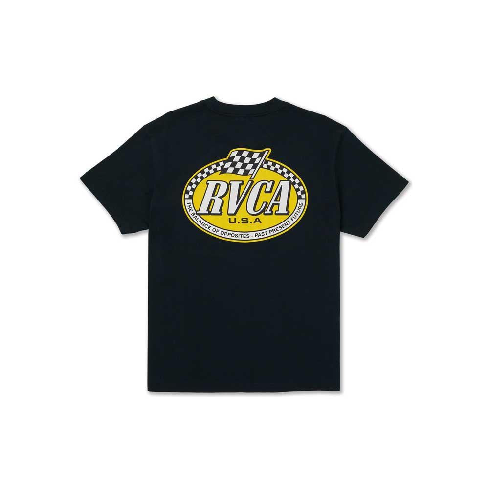 RVCA Speed Check Short Sleeve T-Shirt Black
