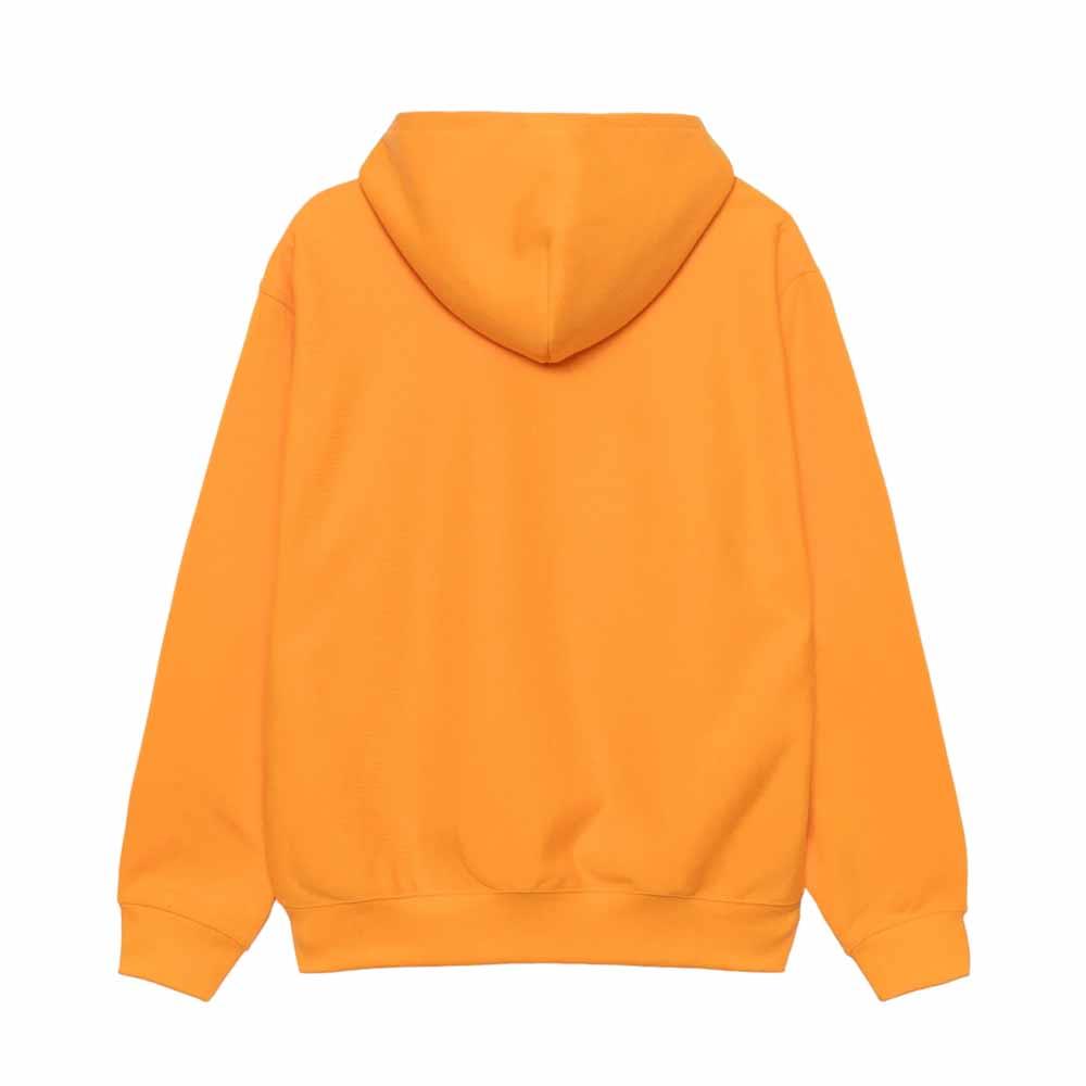 Stussy Basic Applique Hooded Sweatshirt Tangerine