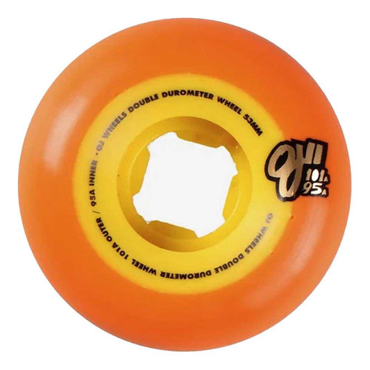 OJ Double Duro Wheels Mini Combo Skateboard Wheels 101a 95a Orange 58mm