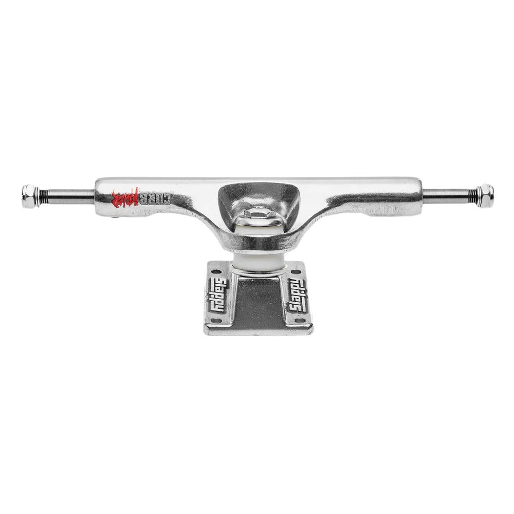 Slappy ST1 CurbKiller II Hollow Inverted KP Skateboard Trucks Polished 9"