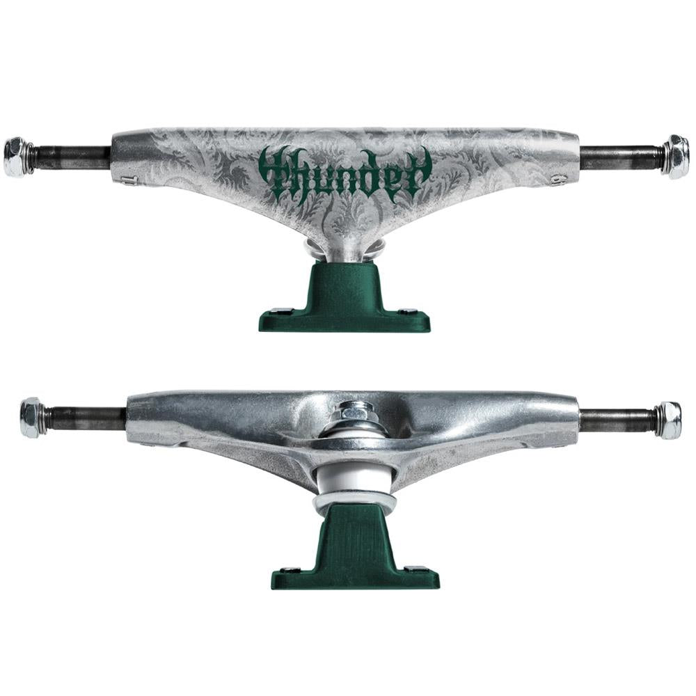 Thunder Team Catalyst Re-Gen T-II Green Polished Skateboard Trucks 148 8.25"