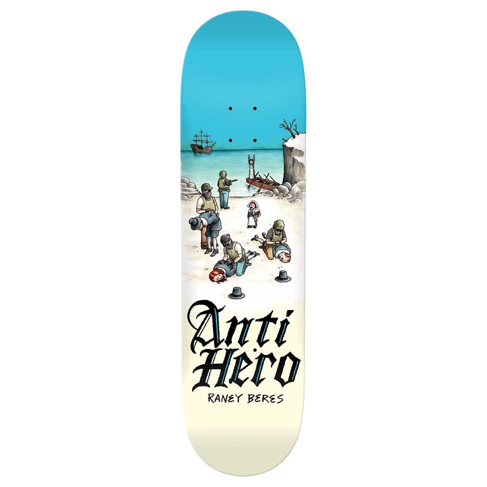 Anti Hero Skateboards Raney Liberdad Skateboard Deck Blue 9"