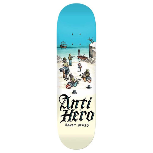 Anti Hero Skateboards Raney Liberdad Skateboard Deck Blue 9"