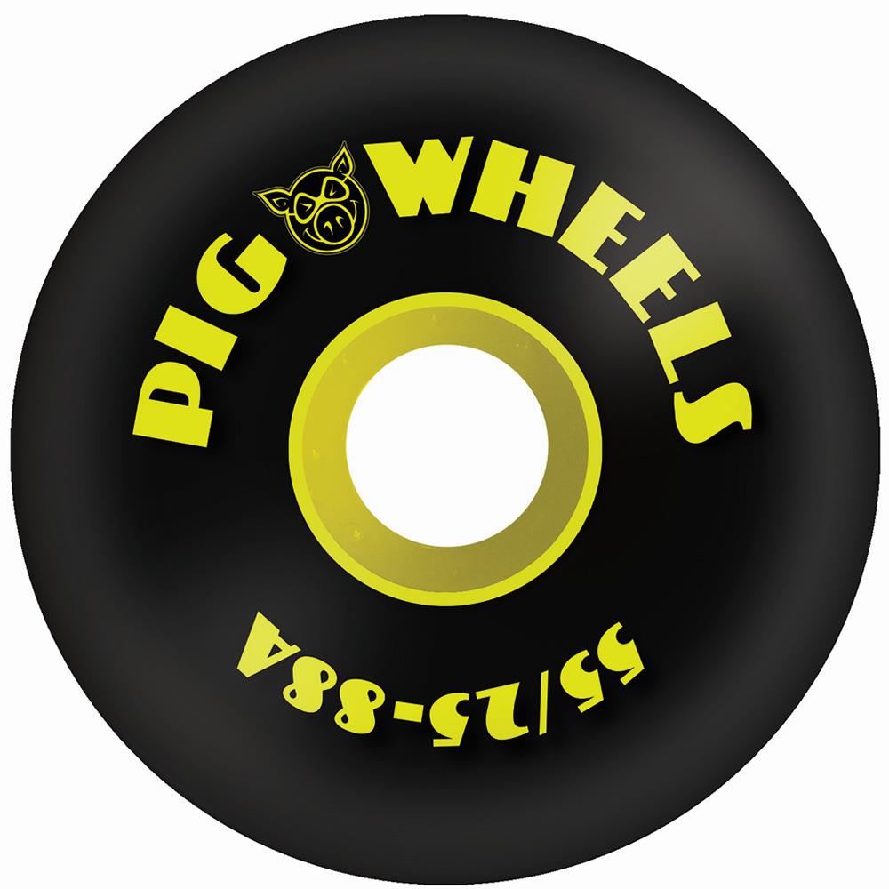 Pig Wheels Rough Terrain Skateboard Wheels 55mm 88A