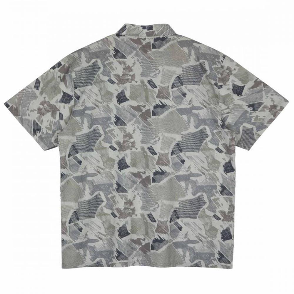 Santa Cruz Nico Short Sleeved Shirt Woodcut Camo
