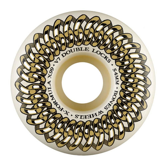 BONES WHEELS X-Formula Double Lock V7 Skateboard Wheels 54mm 99A