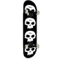 Zero Multi Skull Resin7 Black Dipped Complete Skateboard 8.25"