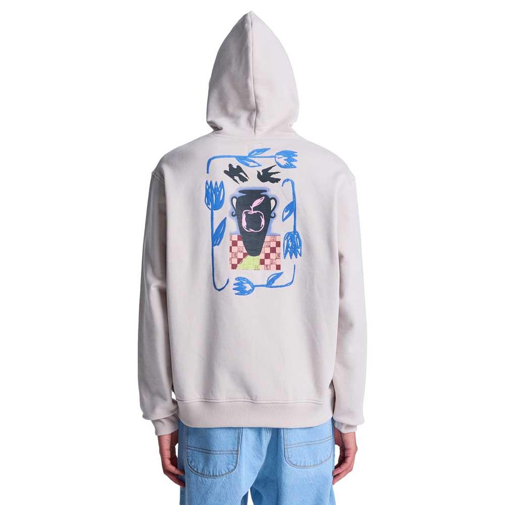 RVCA AF Love Birds Pullover Hooded Sweatshirt Moonbeam