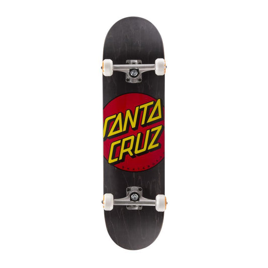 Santa Cruz Classic Dot Black Complete Skateboard Kit 8.25"