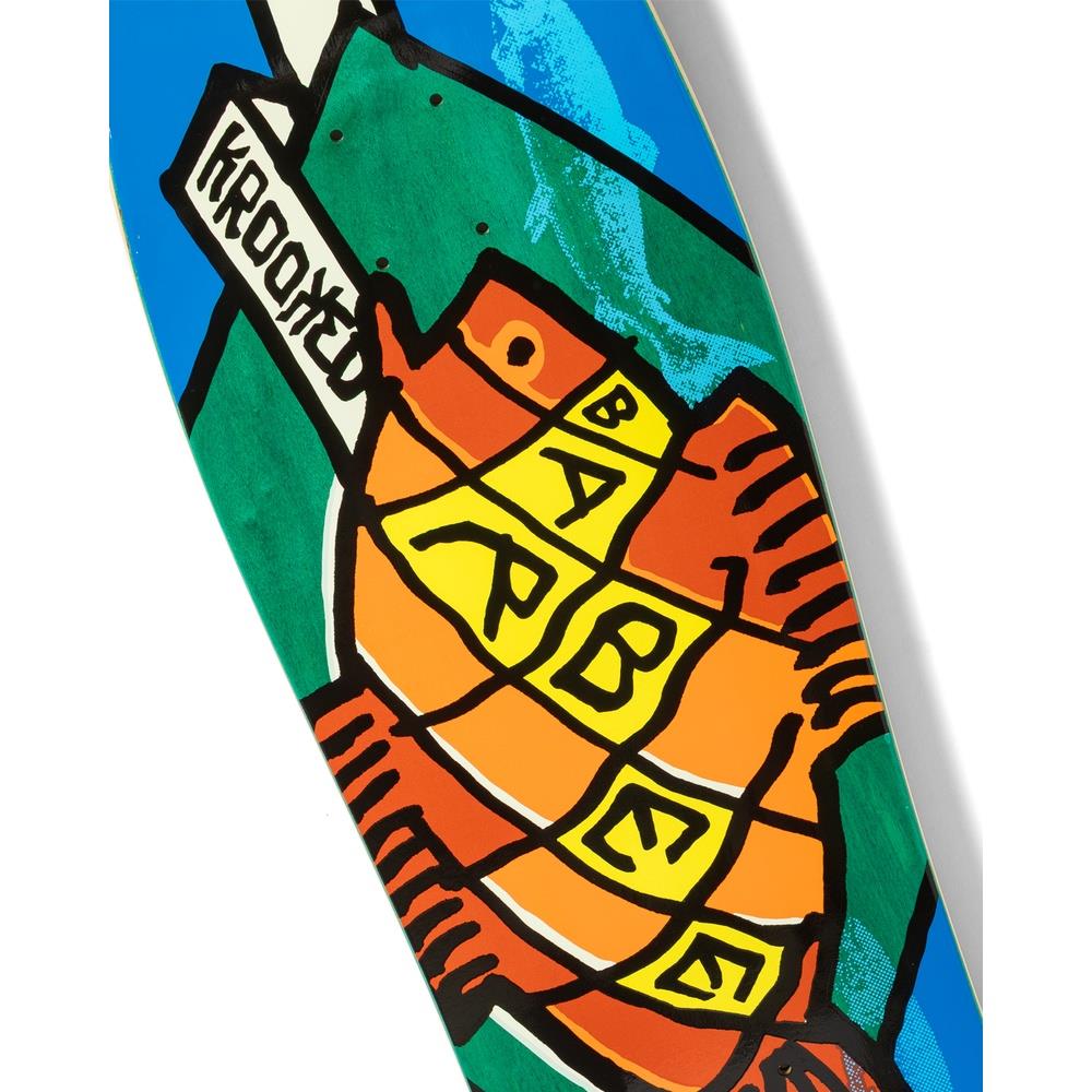 Krooked Barbee Trophy Skateboard Deck Blue 9.5"