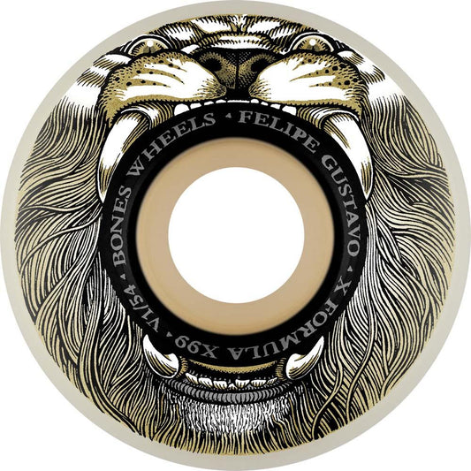 BONES X-Formula Gustavo Mane Event V1 Standard Skateboard Wheels 54mm 99A