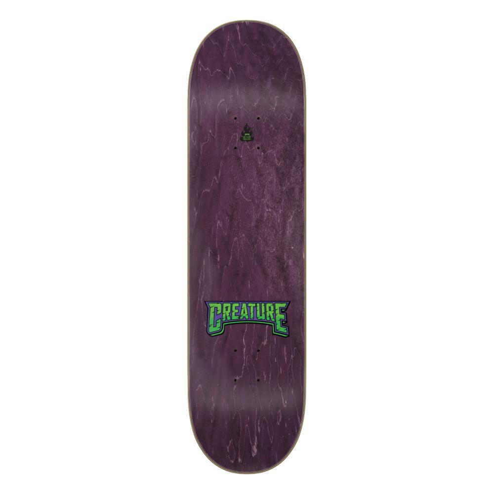 Creature Pro Skateboard Deck Lockwood Robo Wolf Purple Green 8.25"