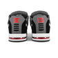 DC AT-2 Black Grey Red Leather Skate Shoes