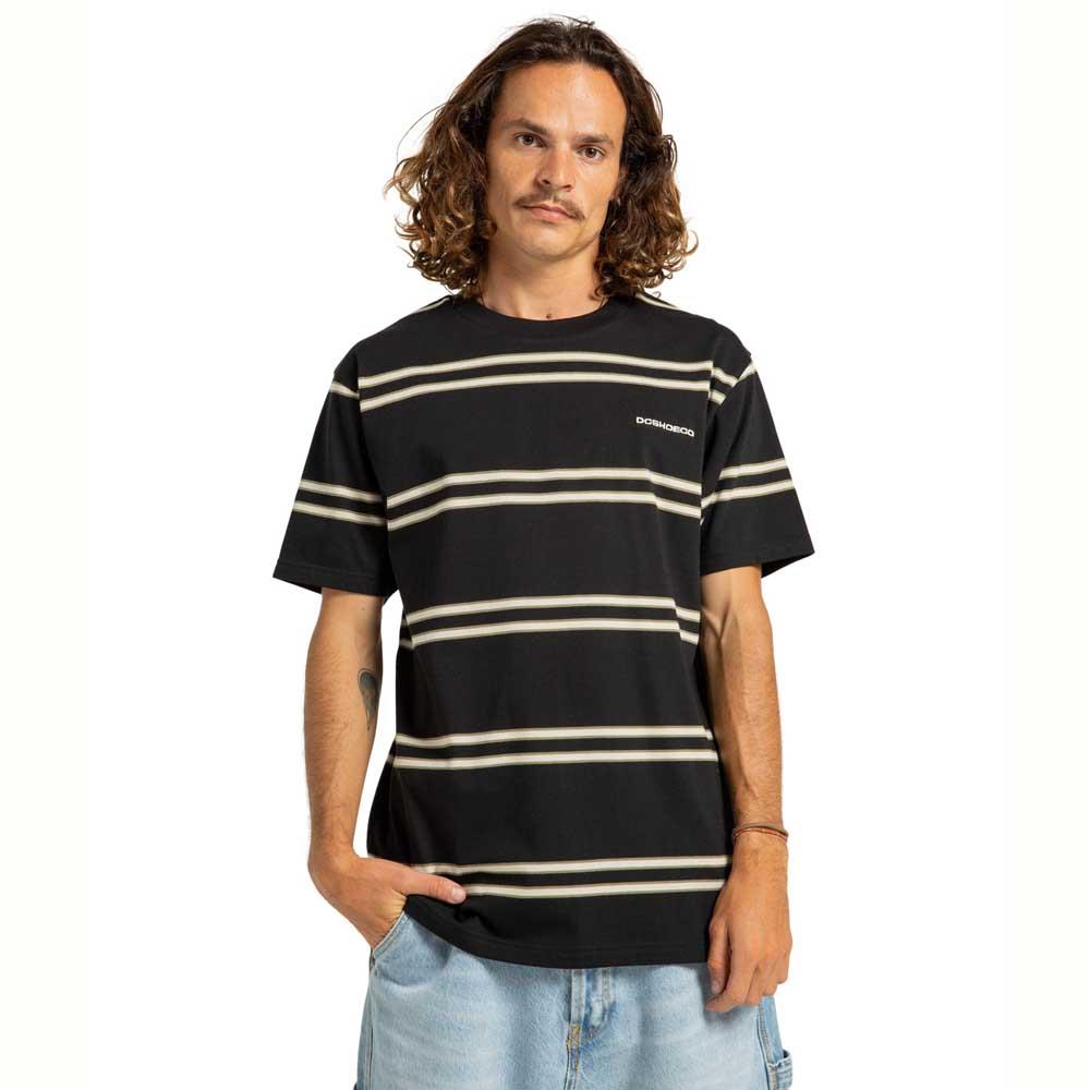 DC Shoe Co Portside Stripe Short Sleeve T-Shirt Black