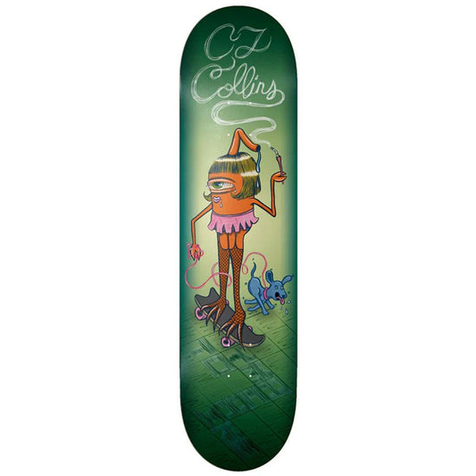 Toy Machine CJ Collins 'Sect Girl' Skateboard Deck 8.5"