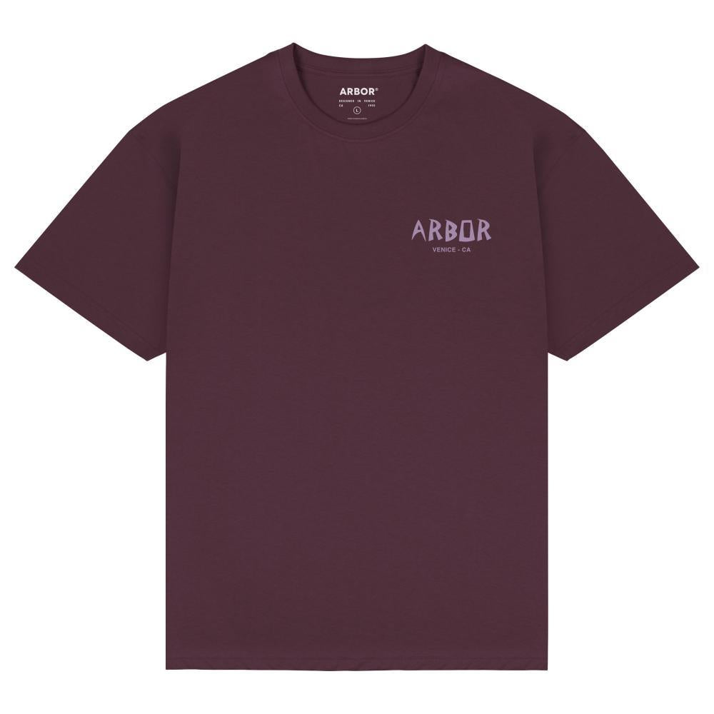 Arbor Skateboards Deathcard T-Shirt Mulberry