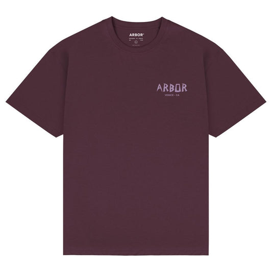 Arbor Skateboards Deathcard T-Shirt Mulberry