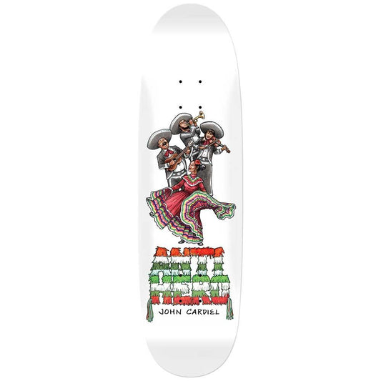 Anti Hero Skateboards Cardiel Liberdad Skateboard Deck White 9.18"