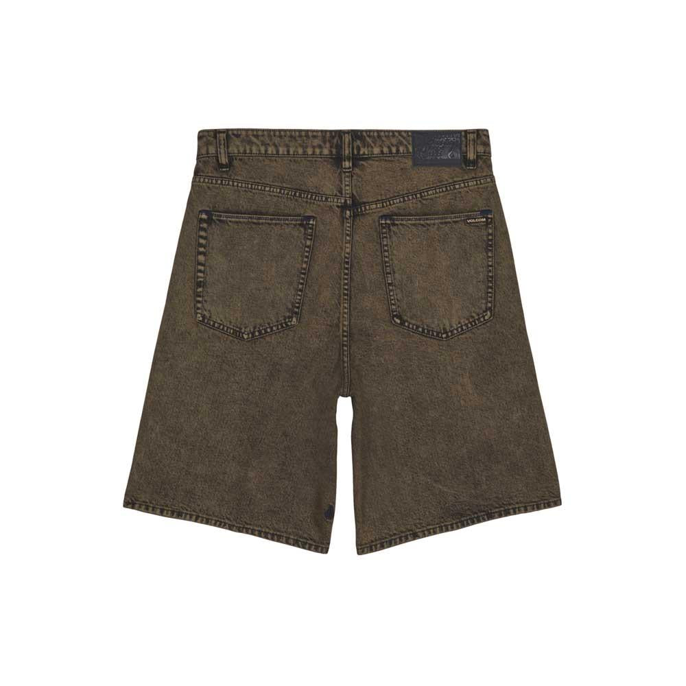 Volcom Billow Denim Short 22 Sage Leaf Green