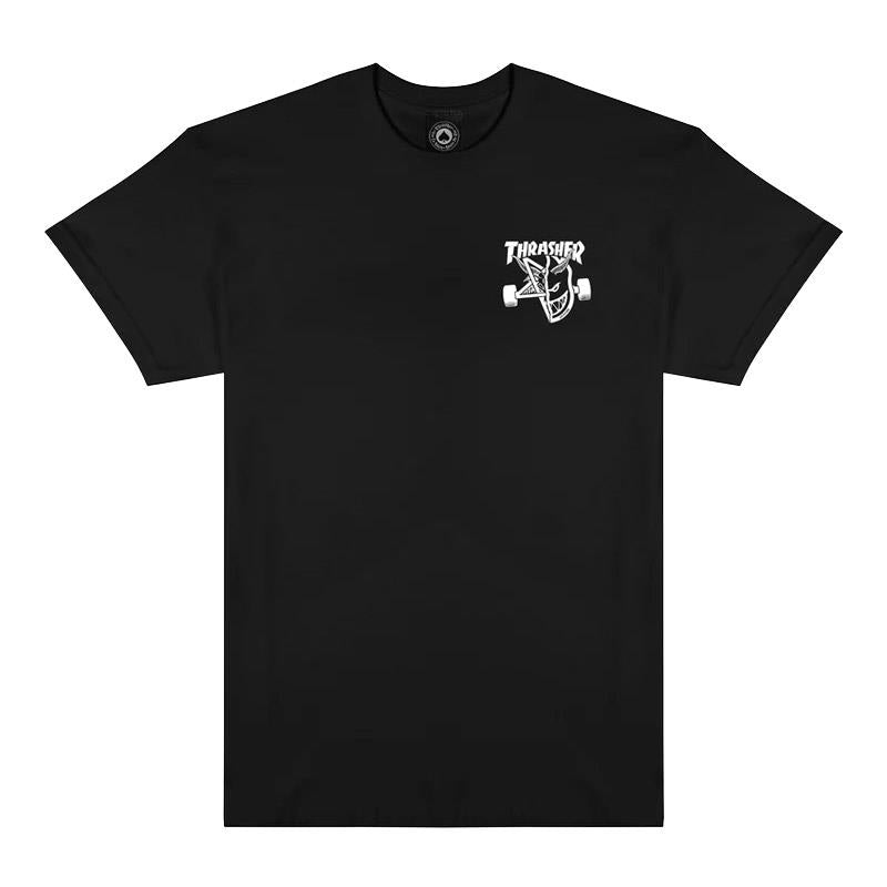 Thrasher x Spitfire T-Shirt Classic Swirl Black