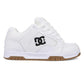 DC Coiler White Black Gum Skate Shoes