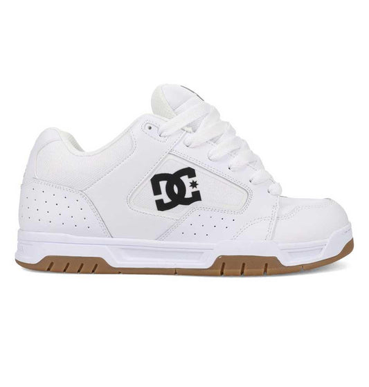 DC Coiler White Black Gum Skate Shoes