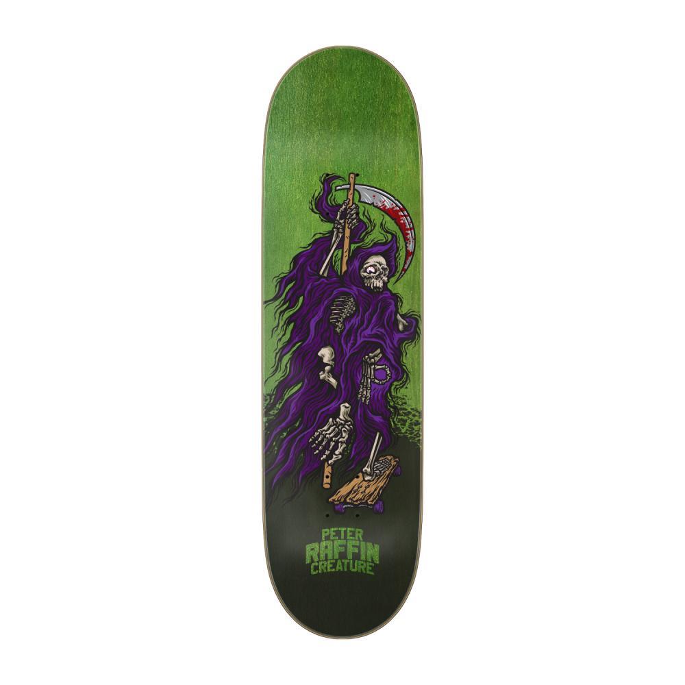 Creature Pro Raffin Reaper Pro Stumps Green Assorted Skateboard Deck 8.6"