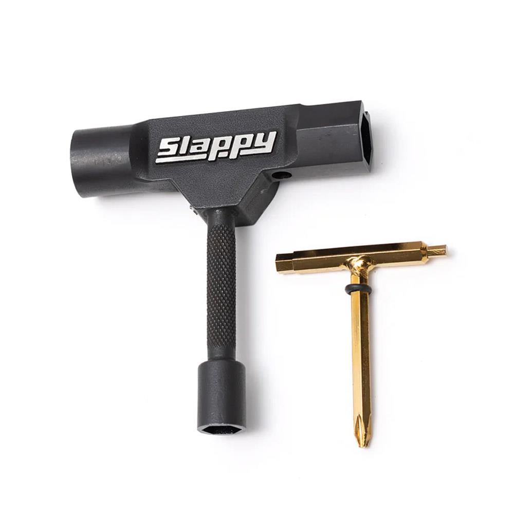 Slappy Trucks ST1 Skate Tool with Rethreader Black