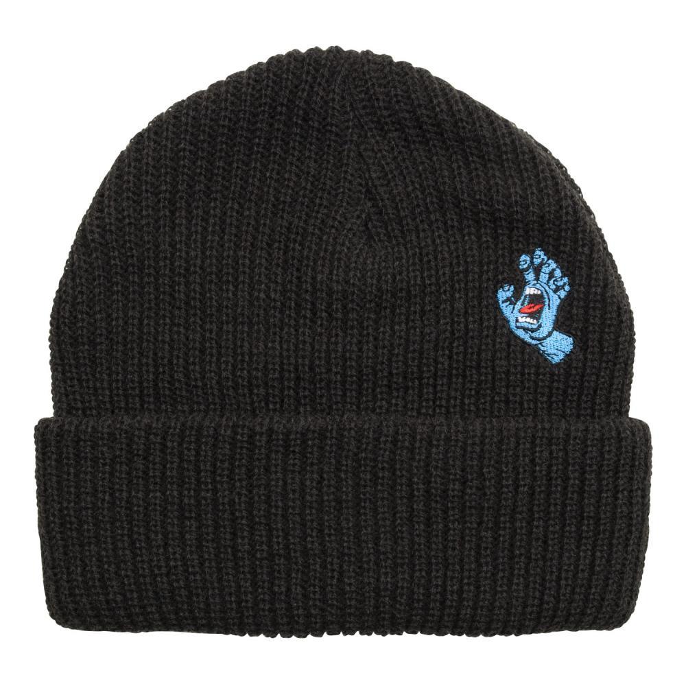 Santa Cruz Beanie Screaming Mini Hand Black One Size