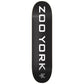 Zoo York OG 95 Logo Block Skateboard Deck Black White Grey 7.75"