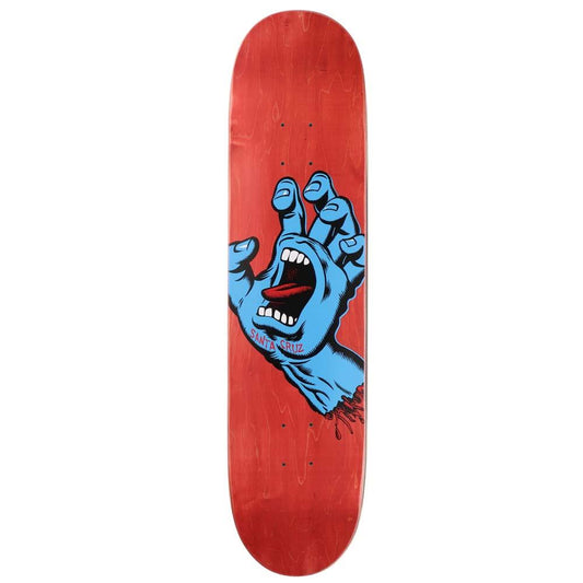 Santa Cruz Skateboard Deck Screaming Hand Multi 8"