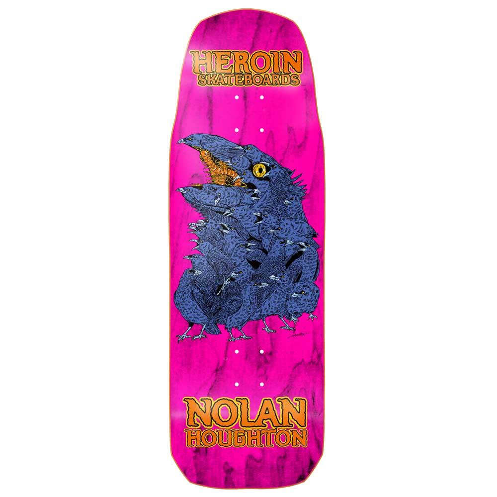 Heroin Skateboards Nolan Crow Skateboard Deck Multi 10”
